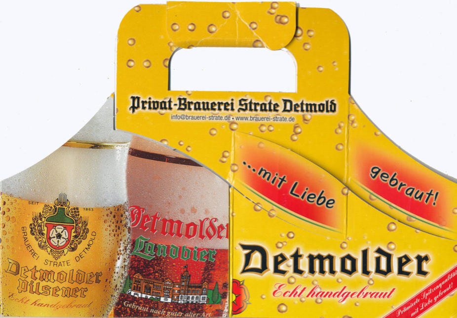 Detmolder Pilsener Bier Brauerei Flasche Pin !! 
