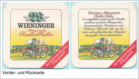 Vorder- und Rückseite
