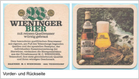 Vorder- und Rückseite