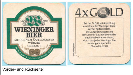 Vorder- und Rückseite